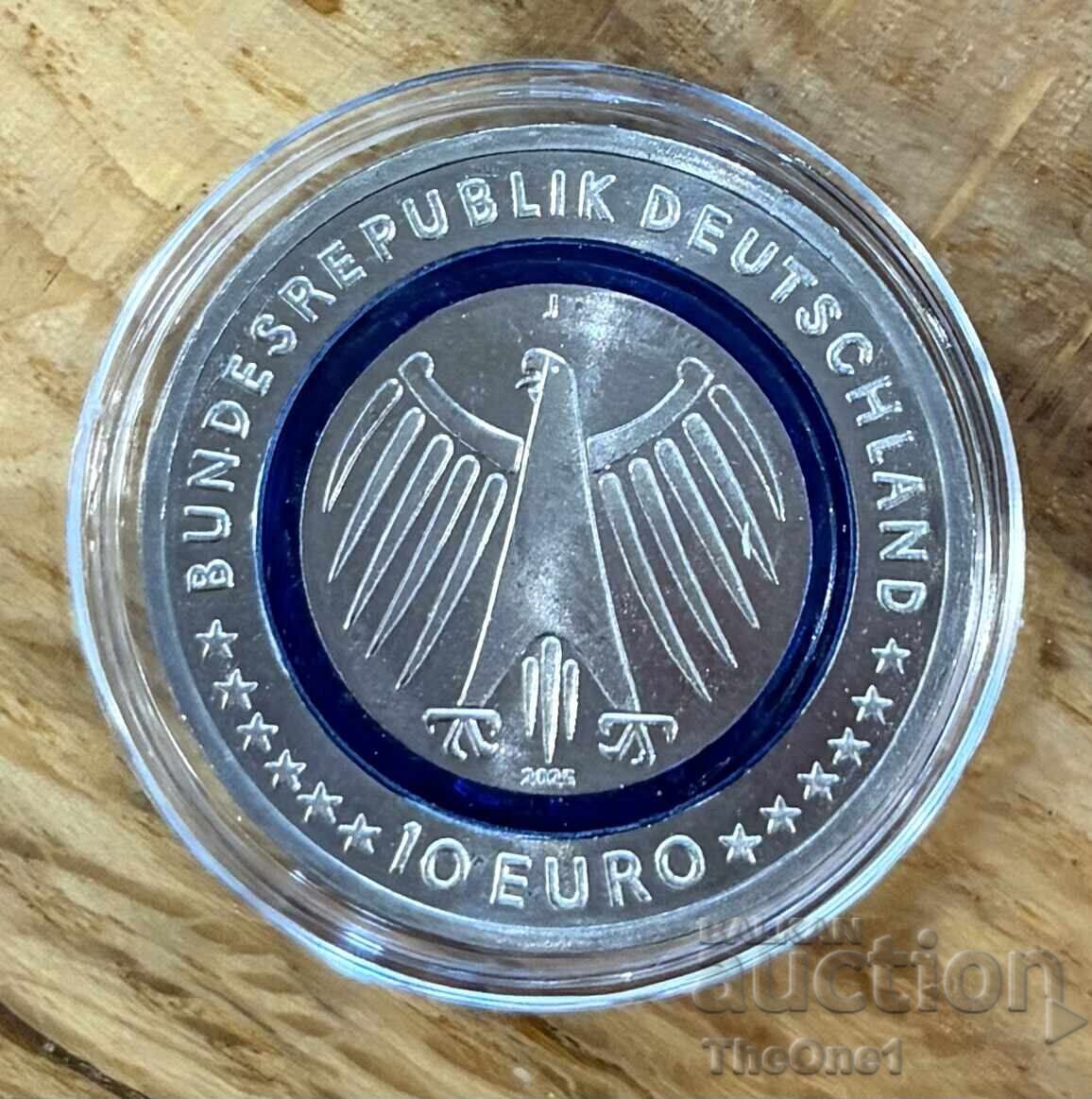 10 euro 2025 Germania Agenția Federală pentru Ajutor Tehnic cu preț € 17.00 | 33.25 BGN