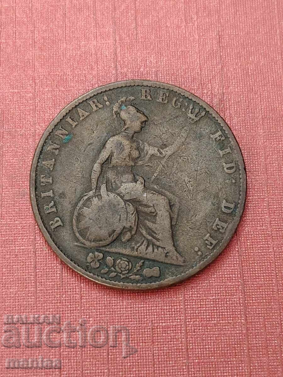 Licitație 1/2 Penny 1838
