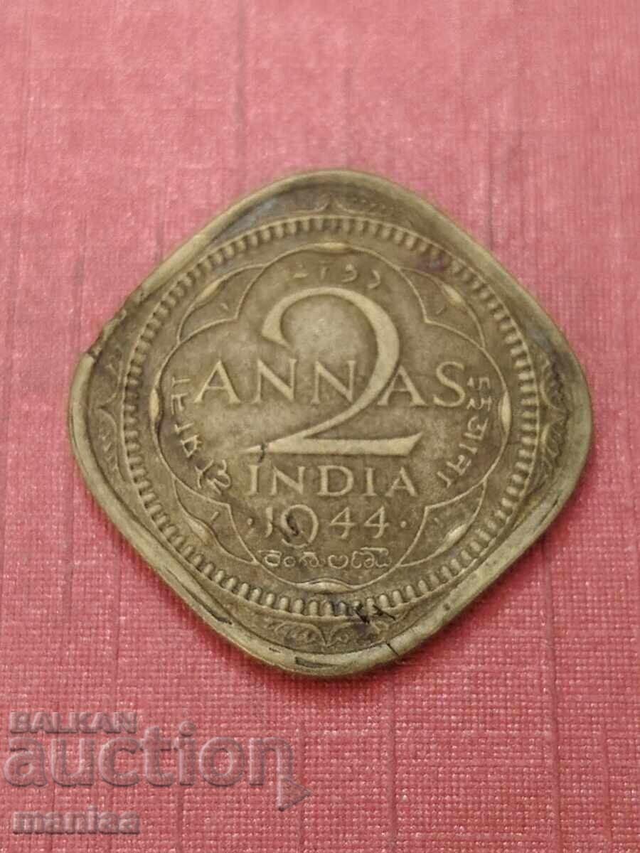 2 Anna 1944 India