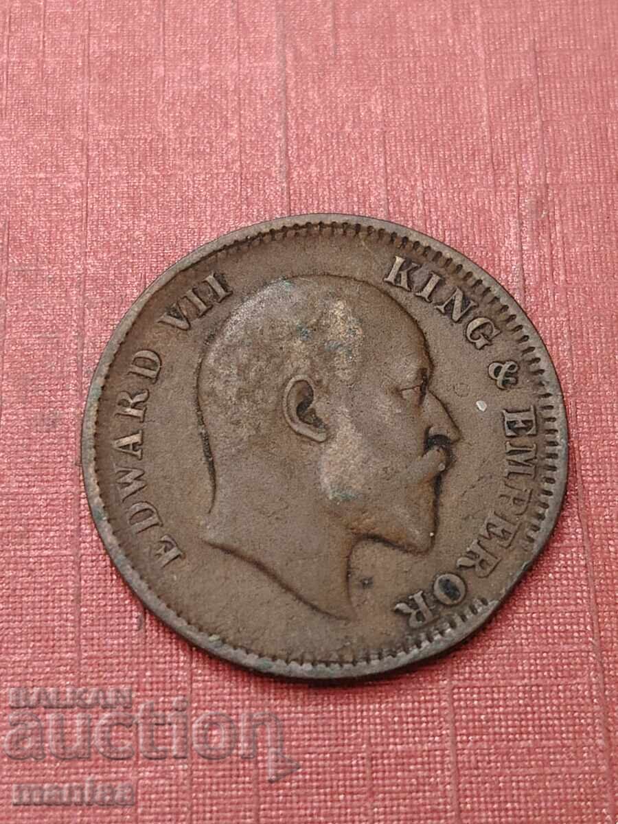 1/4 Anna 1907 India with price € 20.00 | 39.12 BGN