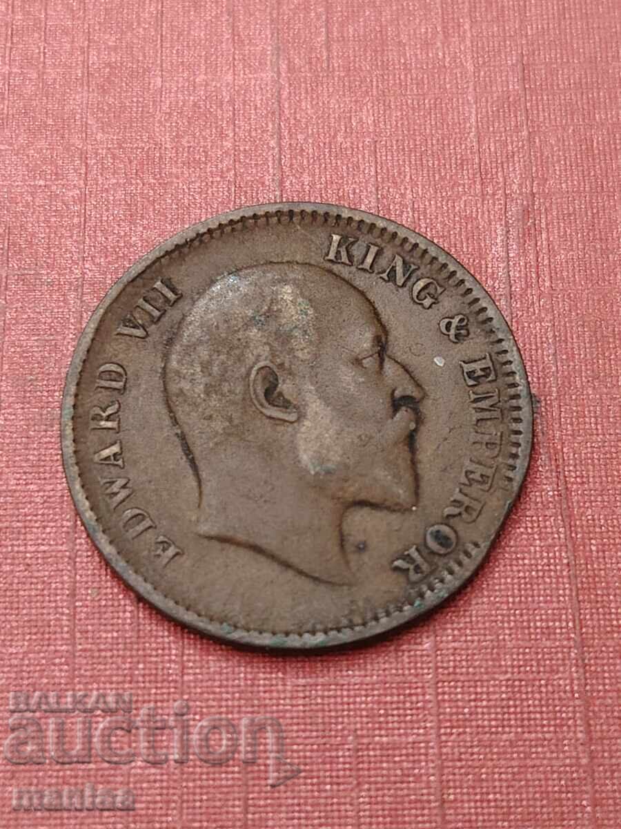Auction  1/4 Anna 1907 India