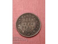 1/4 Anna 1907 India