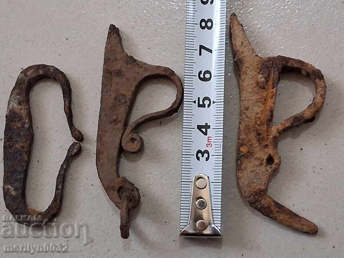 Amanete vechi de 200 de ani, amnare, amnar, fier forjat - 6