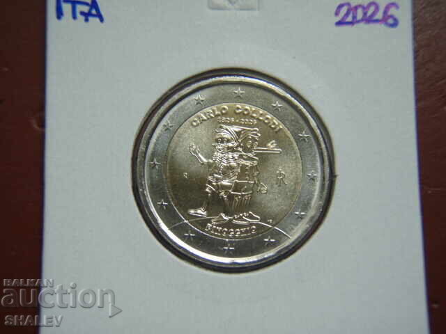 Livrarea 2 Euro 2026 Italia "Carlo Collodi" /Italia/ (1)- Unc (2 euro)