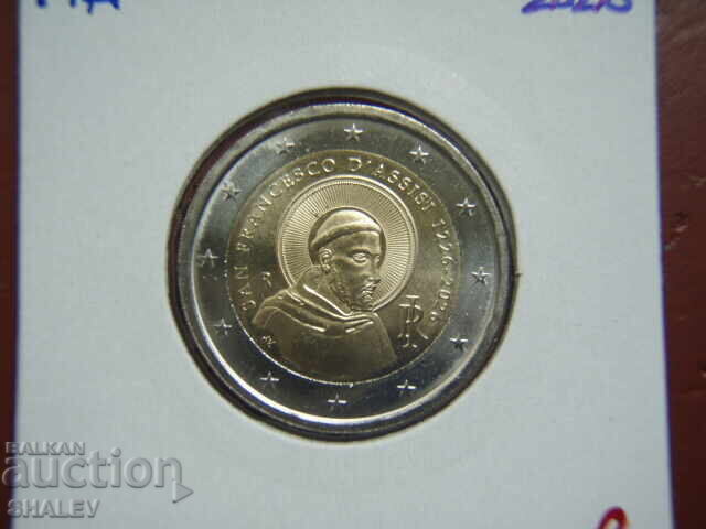 2 Euro 2026 Italia "Sfântul Francisc din Assisi" /Italia/ (2)- Unc (2 euro)