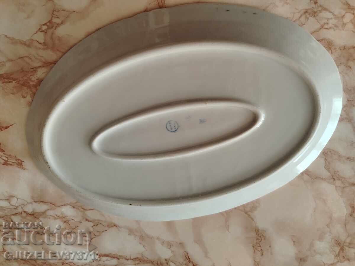 Licitație Platou vechi din porțelan bulgăresc Licitație Platou vechi din porțelan bulgăresc