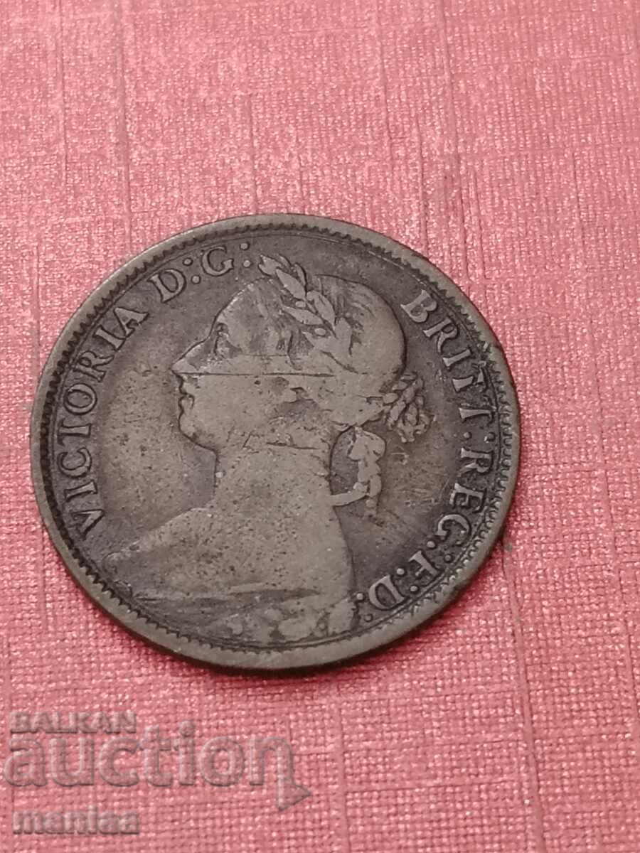 Παράδοση 1 φάρθινγκ 1885