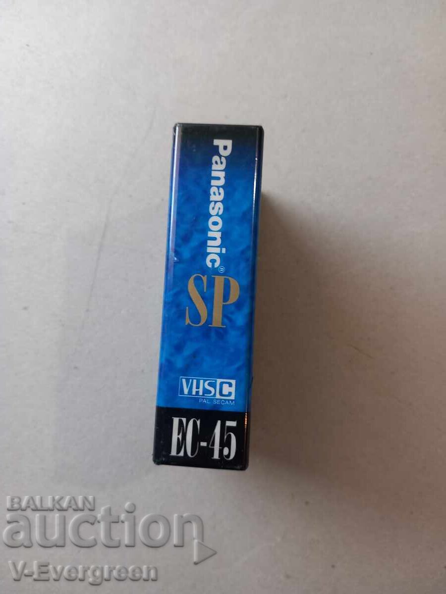 Καινούργια ιαπωνική βιντεοκασέτα Panasonic EC-45 VHS-C με τιμή € 0.01 | 0.02 BGN