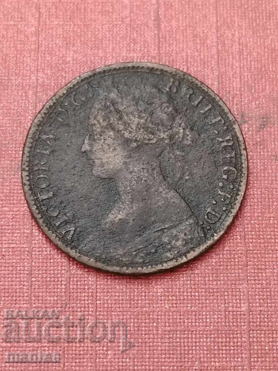 Доставка на 1 фартинг 1866 г Доставка на 1 фартинг 1866 г