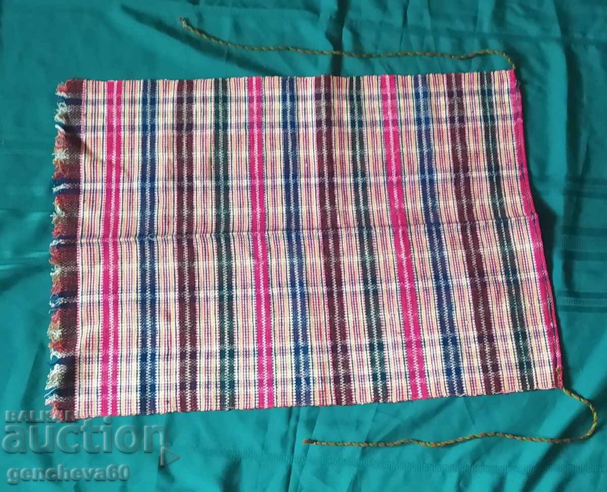 Șorț țesut colorat din zestre - 6