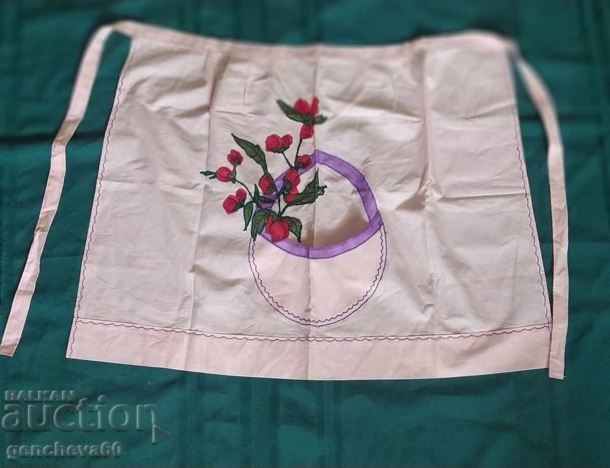 Δημοπρασία 19-ti vek Rŭchno shita rozova pamuchna kukhnenska prestilka