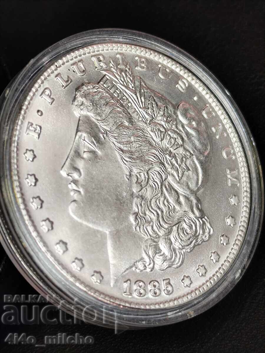 MORGAN DOLLAR 1885 Carson City! Exceptional Silver coin - 12 MORGAN DOLLAR 1885 Carson City! Exceptional Silver coin - 12