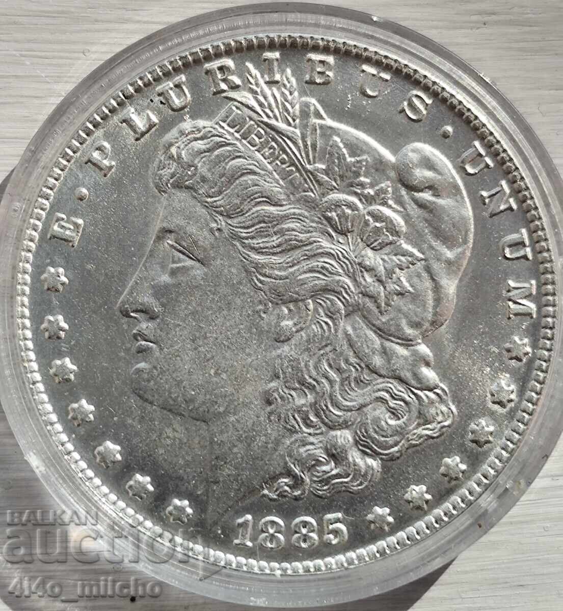 MORGAN DOLLAR 1885 Carson City! Exceptional Silver coin - 9 MORGAN DOLLAR 1885 Carson City! Exceptional Silver coin - 9
