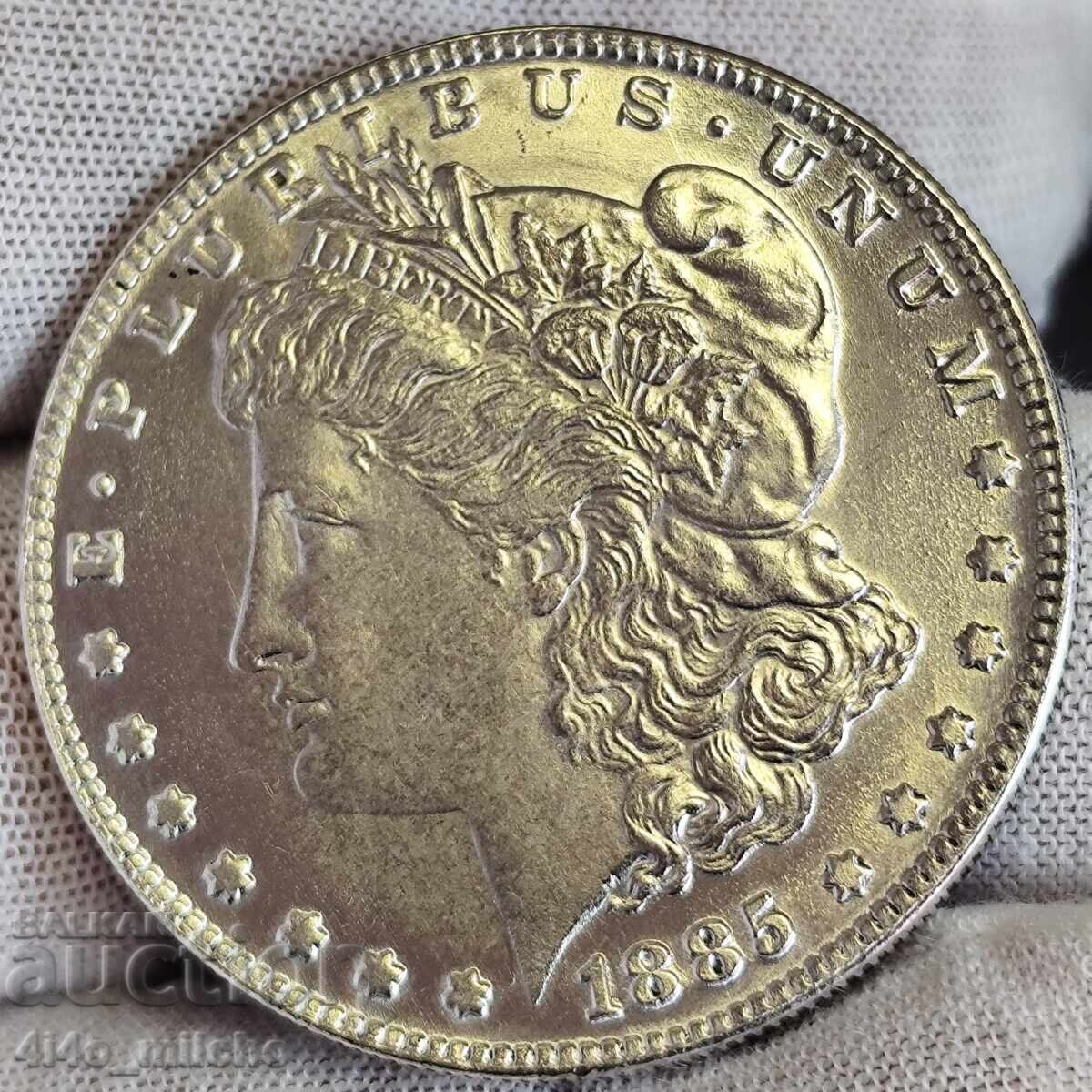 MORGAN DOLLAR 1885 Carson City! Exceptional Silver coin MORGAN DOLLAR 1885 Carson City! Exceptional Silver coin