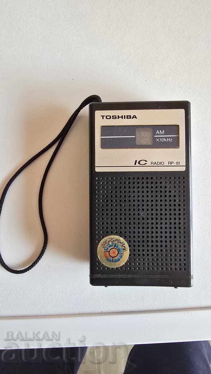 Παλιό ραδιόφωνο, τρανζίστορ TOSHIBA