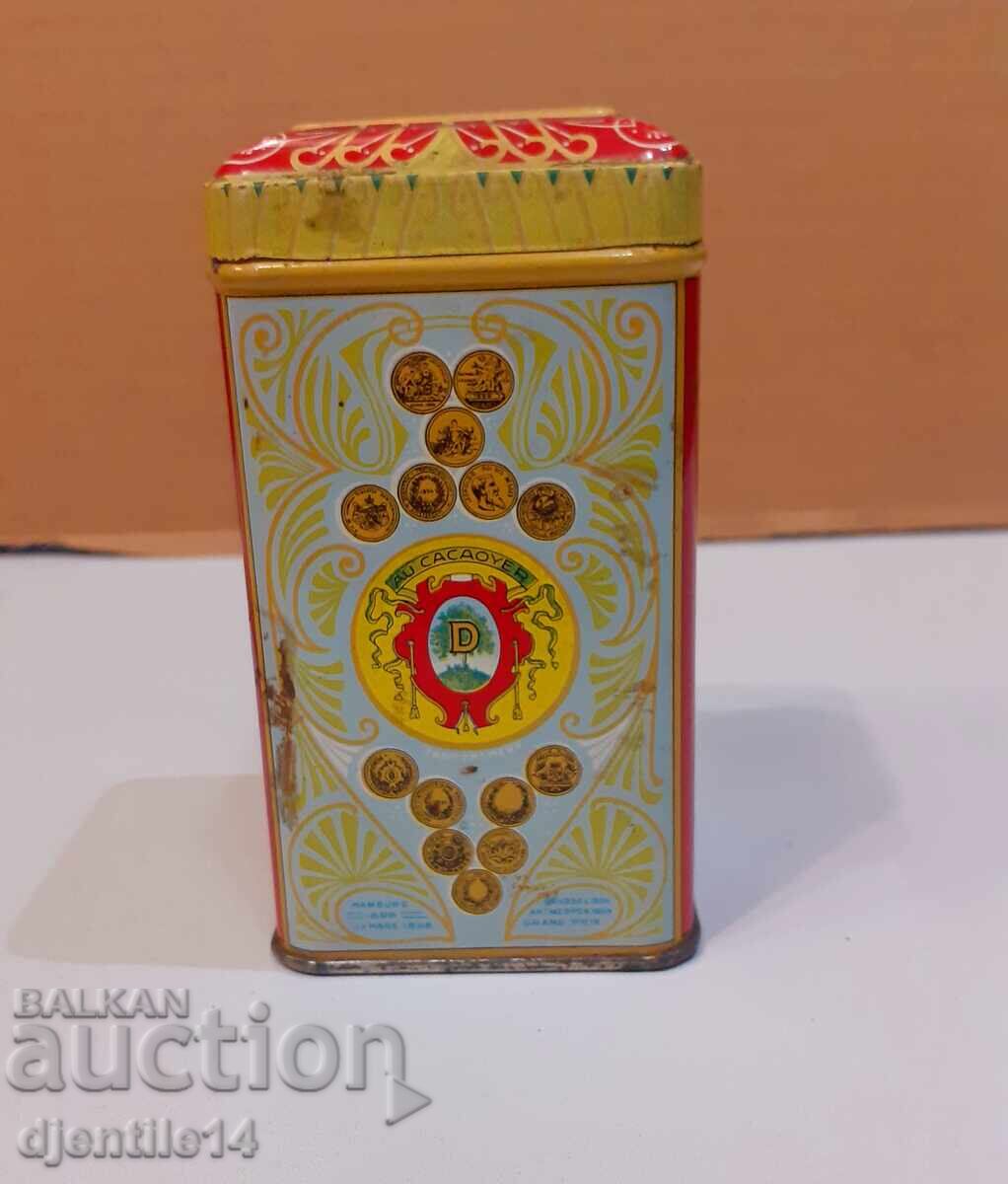 Μεταλλικό κουτί για κακάο