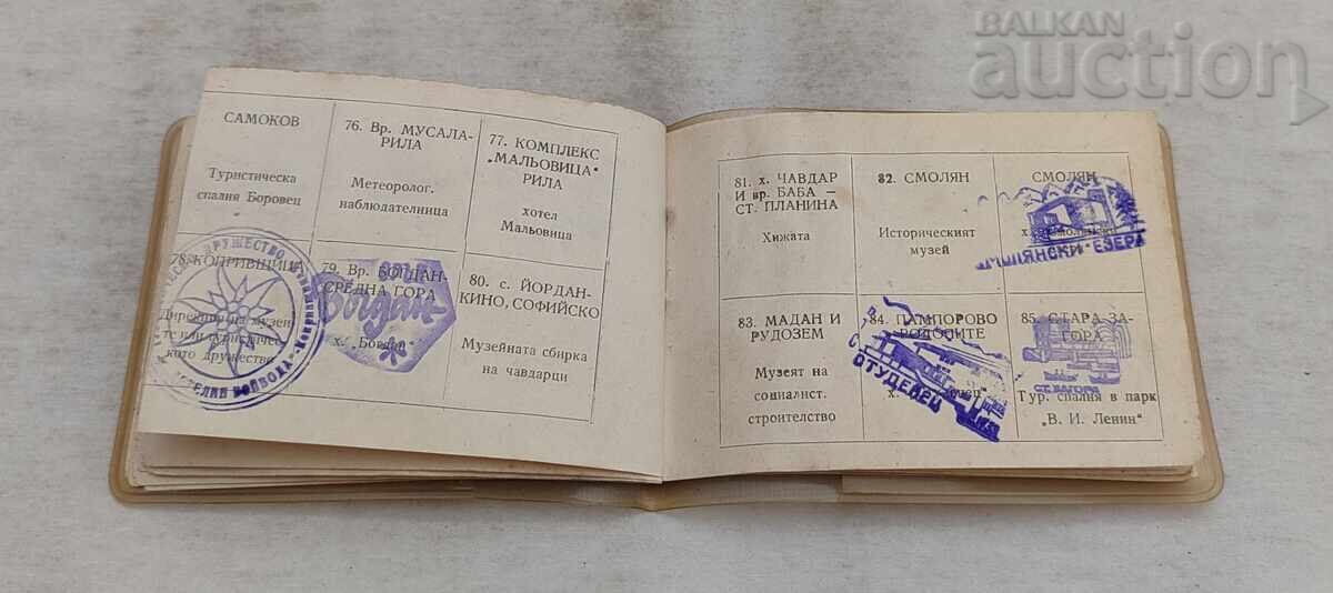 HARTĂ 100 DE OBIECTIVE TURISTICE NAȚIONALE 1976 - 6