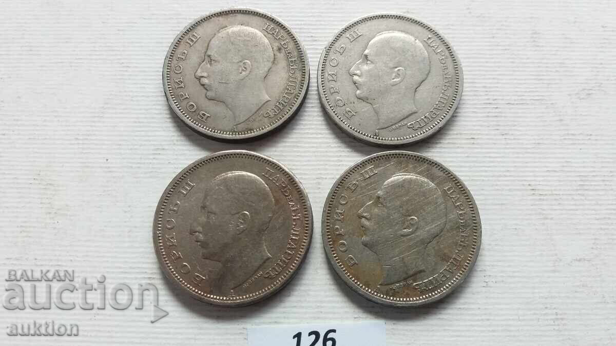 50 leva 1940 and 1943, 4 pieces - 6