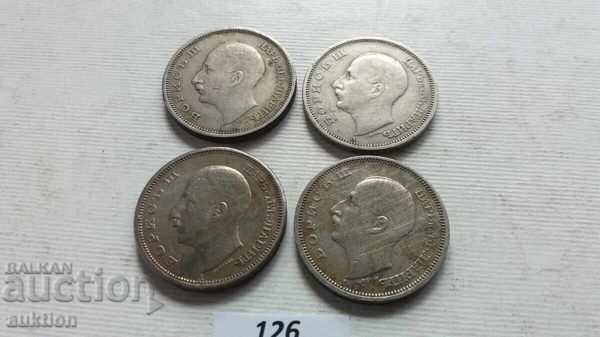 50 leva 1940 and 1943, 4 pieces - 7
