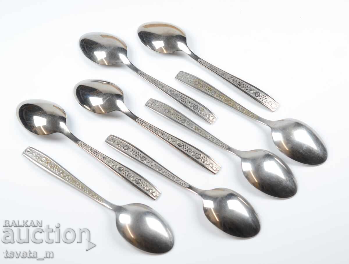 Cutlery spoons 8 pcs - USSR socialist era with price € 10.00 | 19.56 BGN