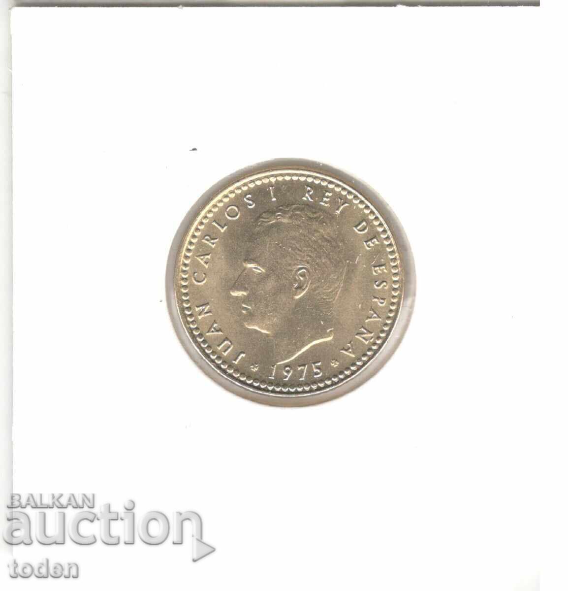 Livrarea Spania-1 Pesetă-1975 (1980) -KM# 806-Juan Carlos I