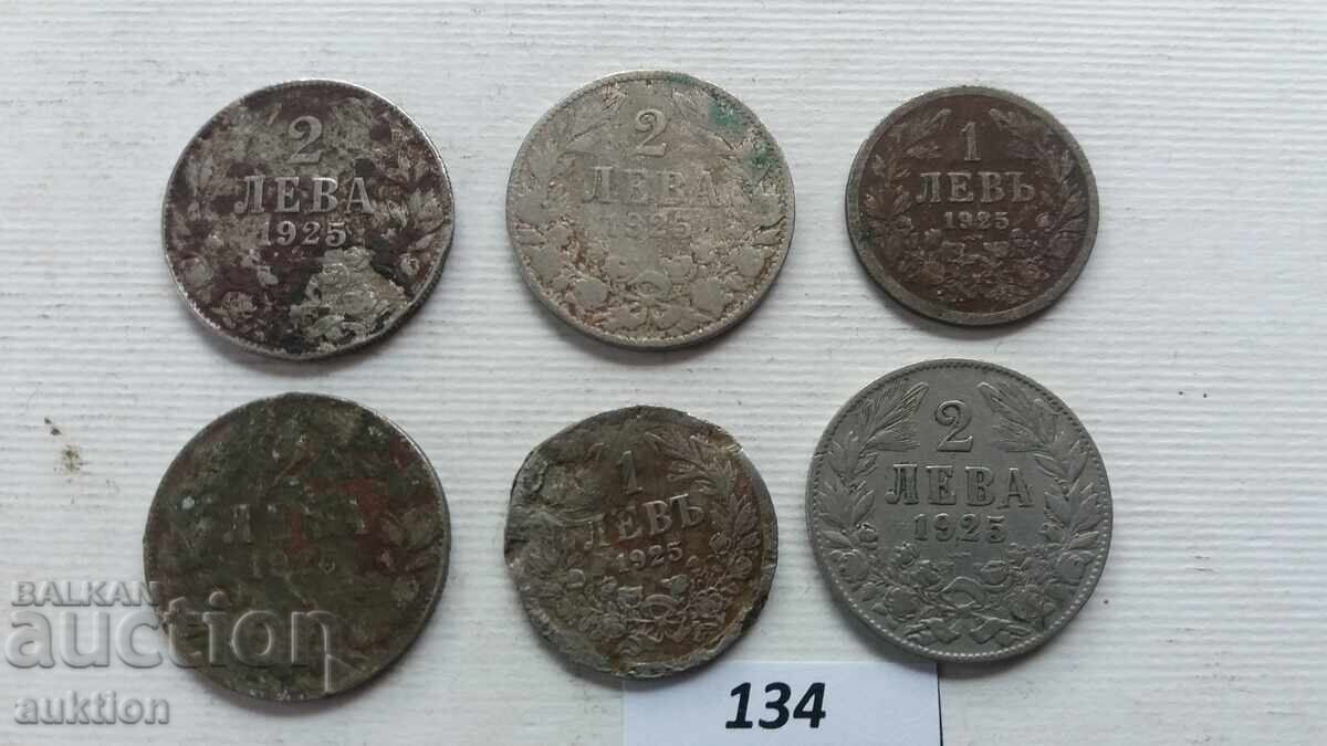 Доставка на КОЛЕКЦИЯ ОТ 1 И 2 ЛЕВА 1925 ГОДИНА СЪС И БЕЗ ЧЕРТА