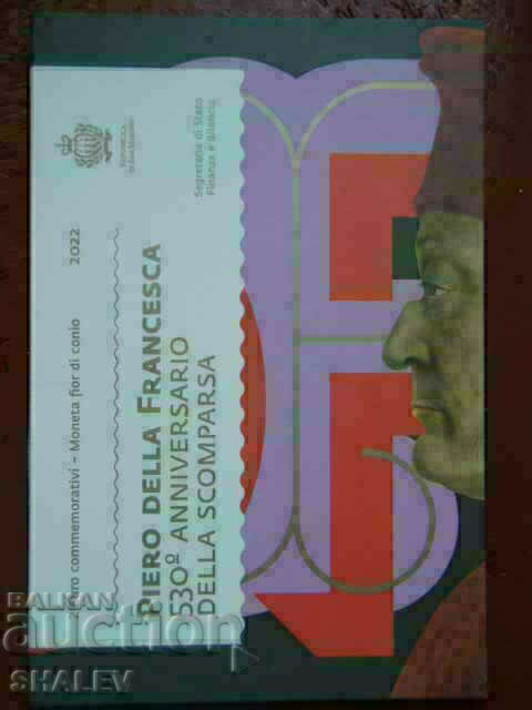 2 euro 2022 San Marino "Piero d'la Francesca" San Marino /1/