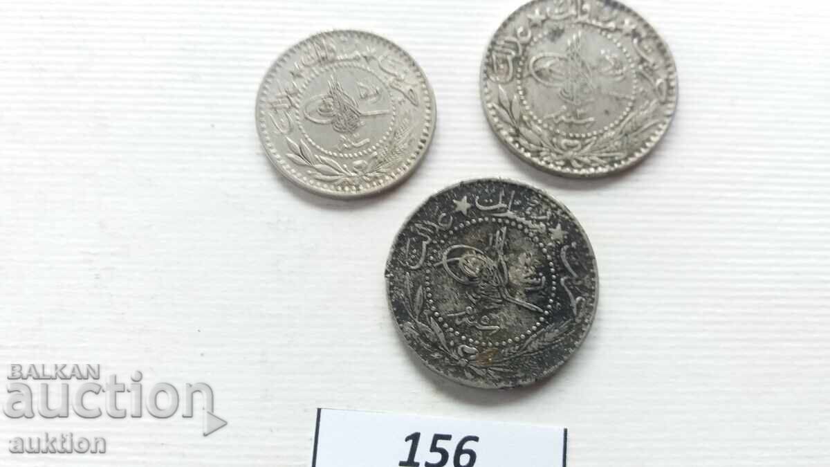 Livrarea LOT DE TREI MĂȘTI OTOMANE - MONEDE OTOMANE
