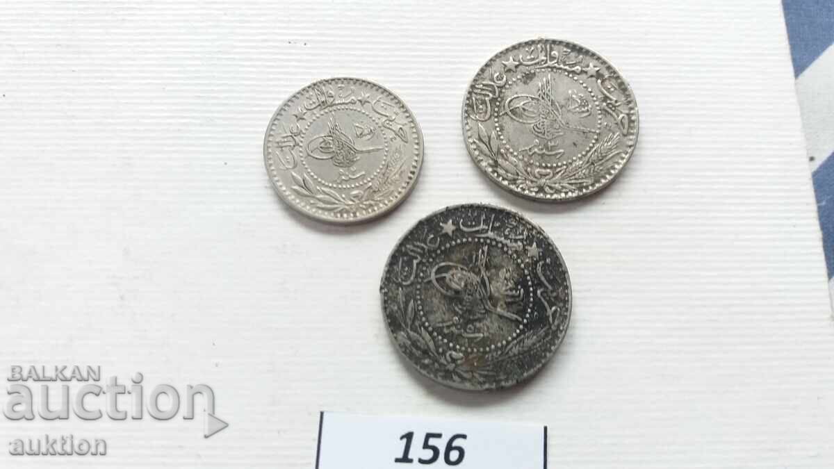 LOT DE TREI MĂȘTI OTOMANE - MONEDE OTOMANE - 6