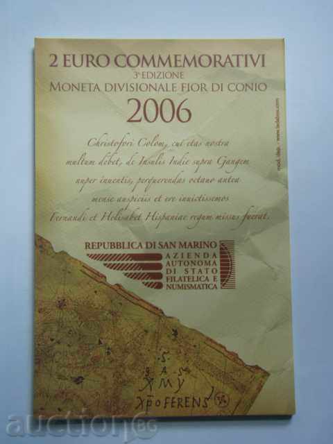 2 Ευρώ 2006 San Marino "Columb" /San Marino/ - Unc (2 ευρώ) - 5