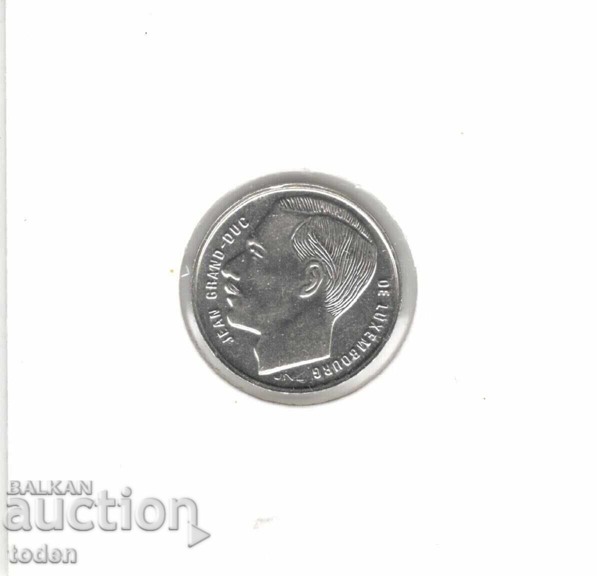 Delivery of Luxembourg-1 Franc-1988-KM# 63-Jean Delivery of Luxembourg-1 Franc-1988-KM# 63-Jean