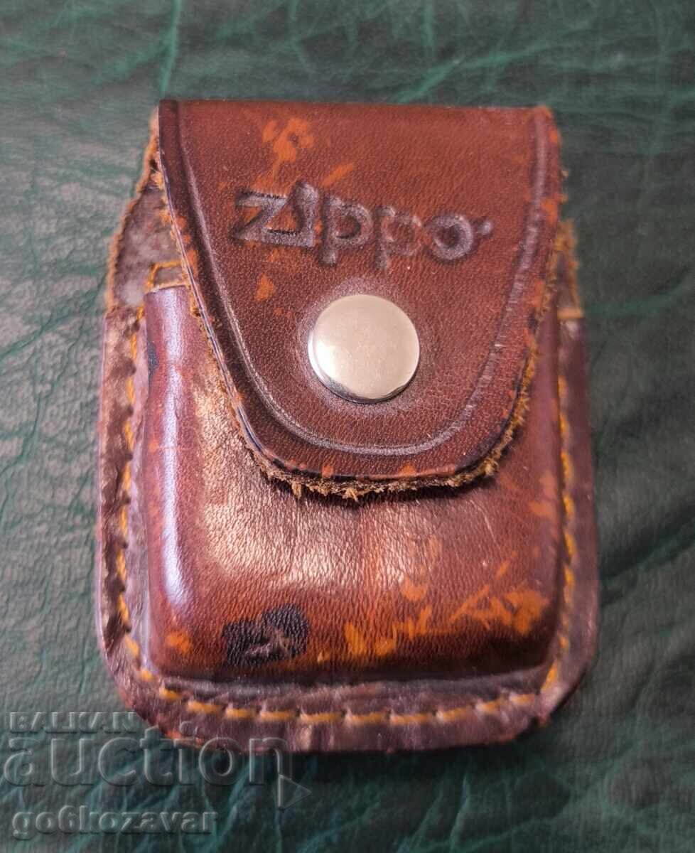 Husă din piele groasă de vițel „Zippo” Originală !