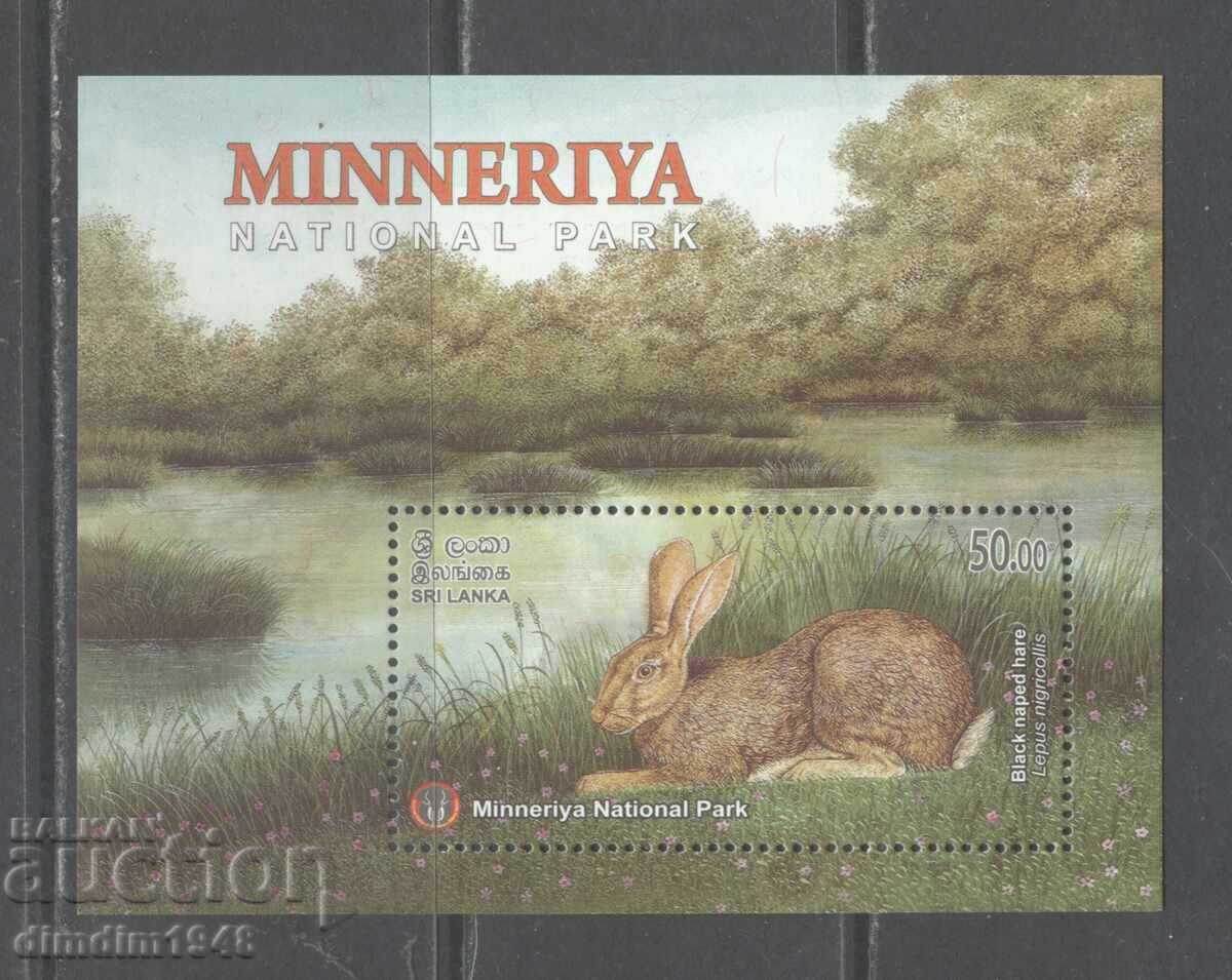 Sri Lanka/Ceylon/ 2005 - Bloc animale protejate Iepure