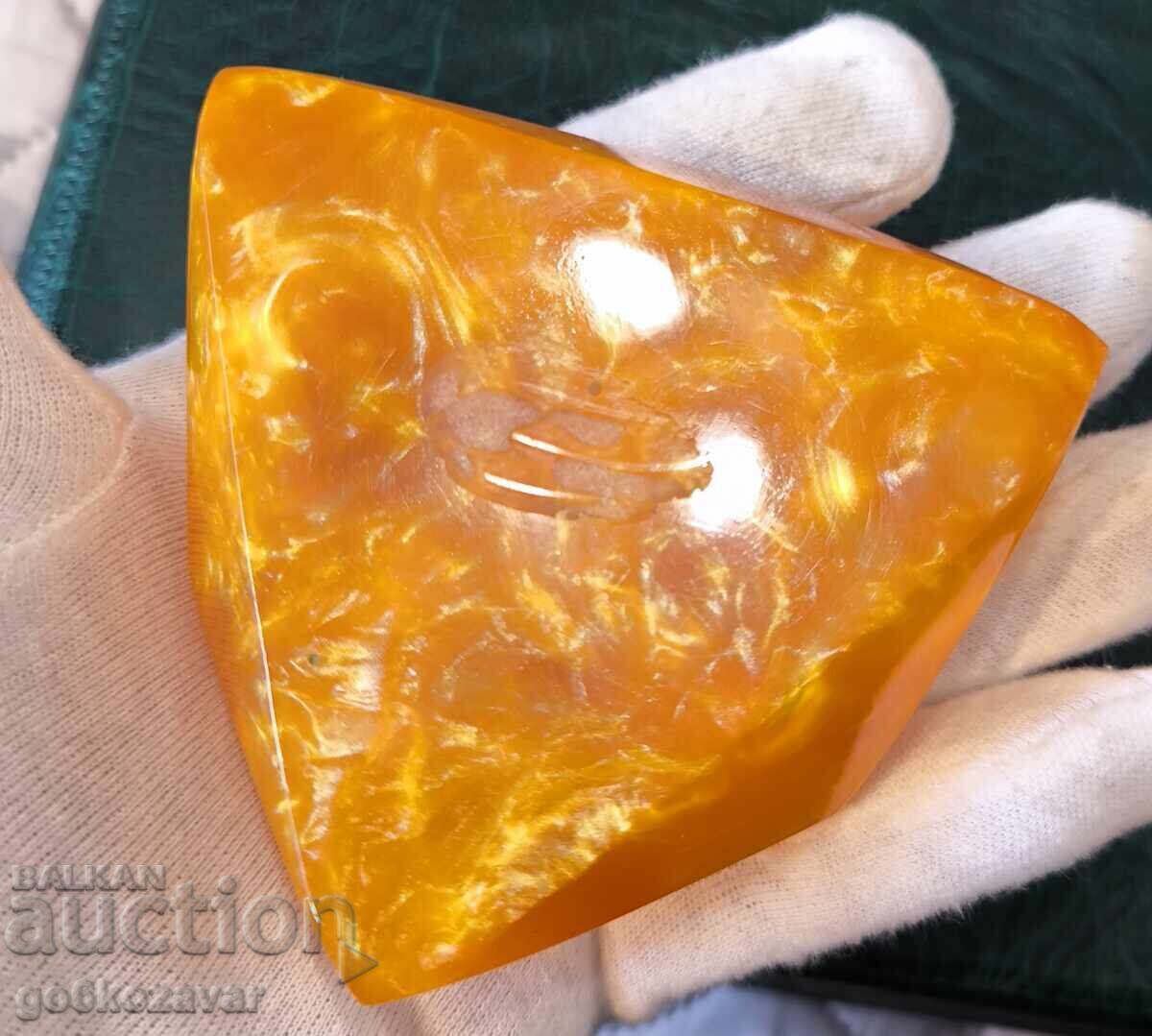 Аукцион Пепелник Catalin, карамел, бакелит, медено-кехлибар, 70-те !