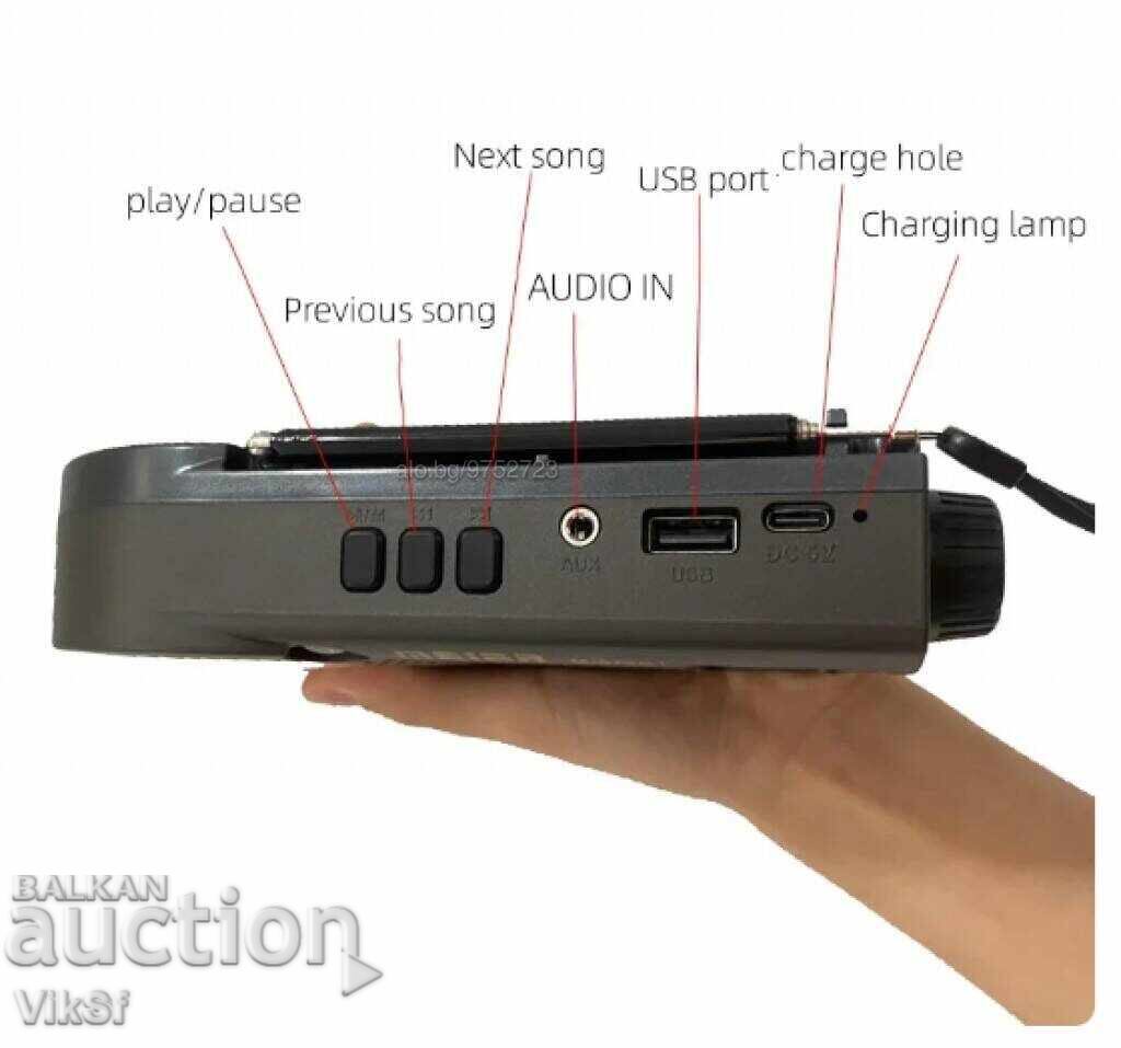 Multifunctional Bluetooth radio MEIER M-572BT with price € 16.00 | 31.29 BGN