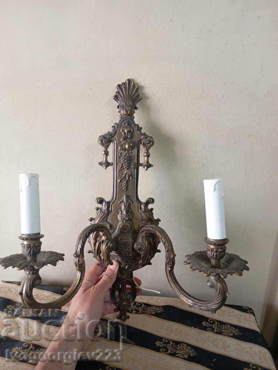 Σετ δύο απλίκες τοίχου αρ ντεκό