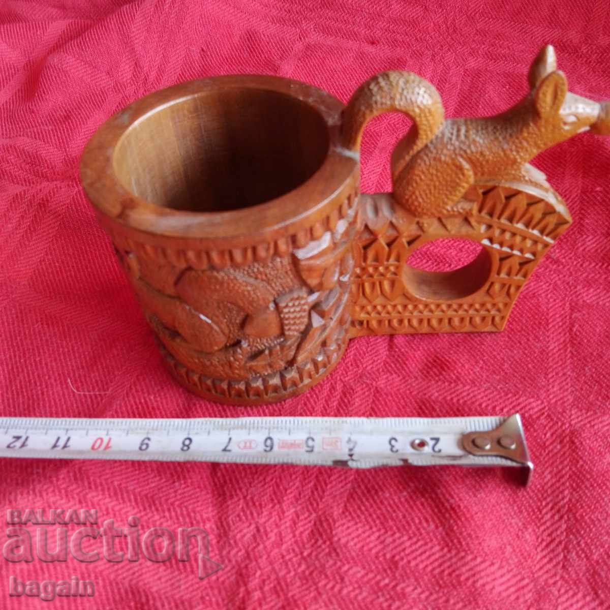 Παράδοση Ξυλόγλυπτο ποιμενικής τέχνης. Ποτήρι