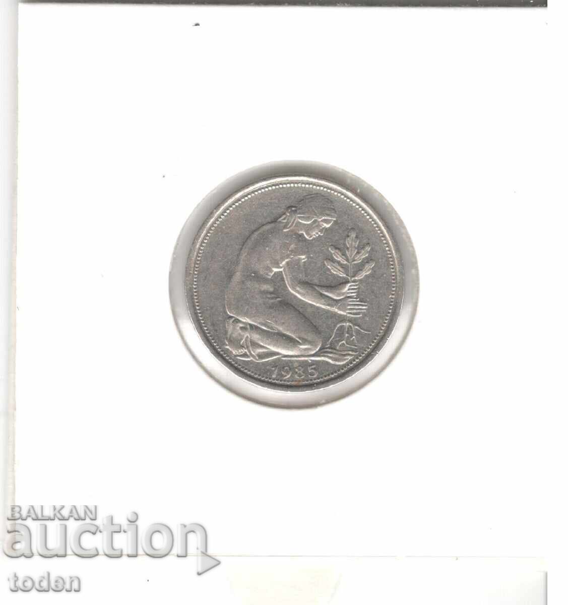 Παράδοση Γερμανία-50 Pfennigs-1985 G-KM# 109.2 Παράδοση Γερμανία-50 Pfennigs-1985 G-KM# 109.2