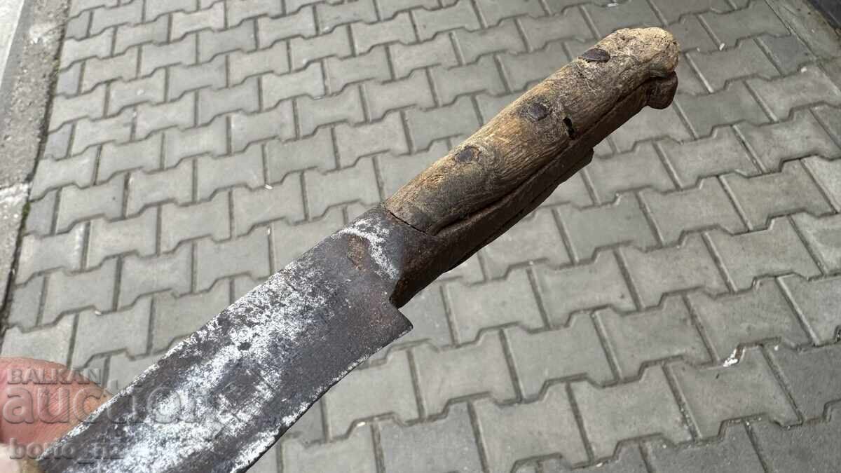 Βουλγάρικο χαϊντούτικο σφυρήλατο μαχαίρι καρακιουλάκ - 5