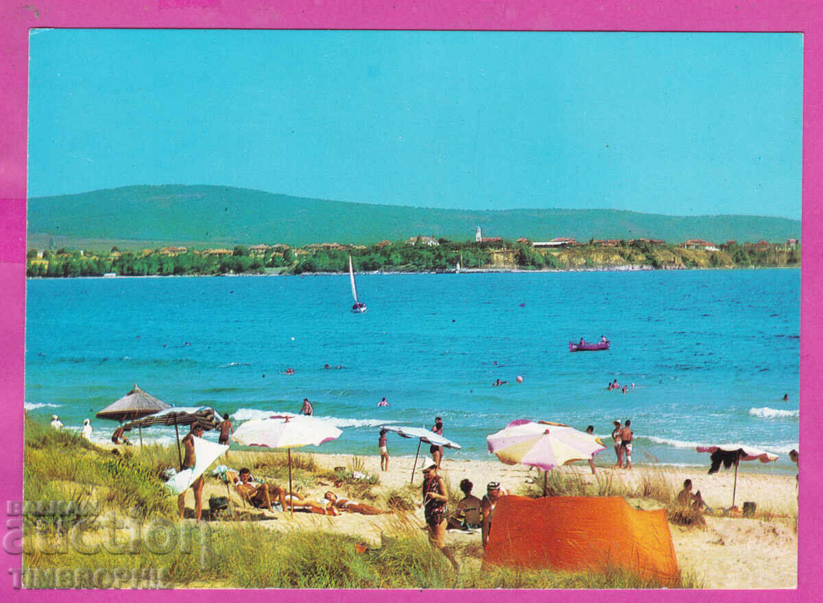 324216 / PRIMORSKO - Vedere spre plajă 1980 "Septemvri" D-1540-A