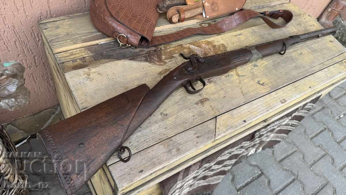 Delivery of 19th-century percussion rifle, Yavzali, well-preserved, complete Delivery of 19th-century percussion rifle, Yavzali, well-preserved, complete