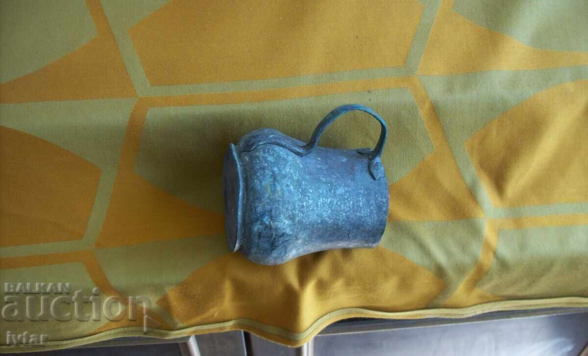 Old copper vessel, small pitcher, cup - 3 with price € 28.00 | 54.76 BGN