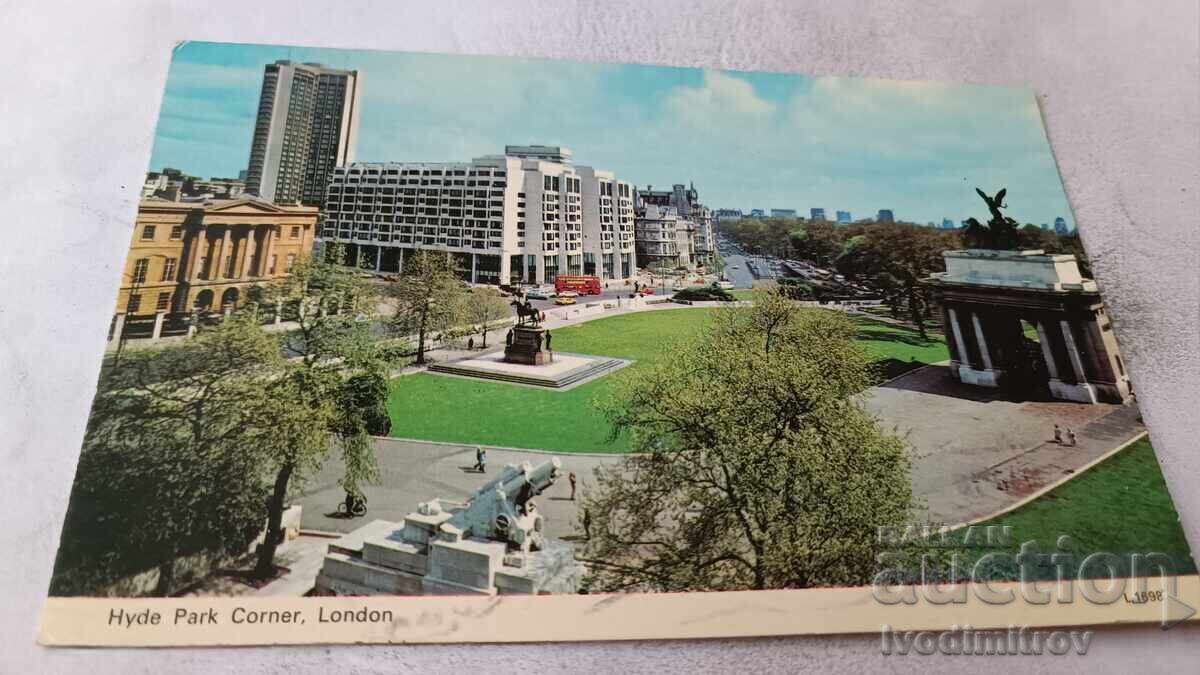 Carte poștală London Hyde Park Corner 1979