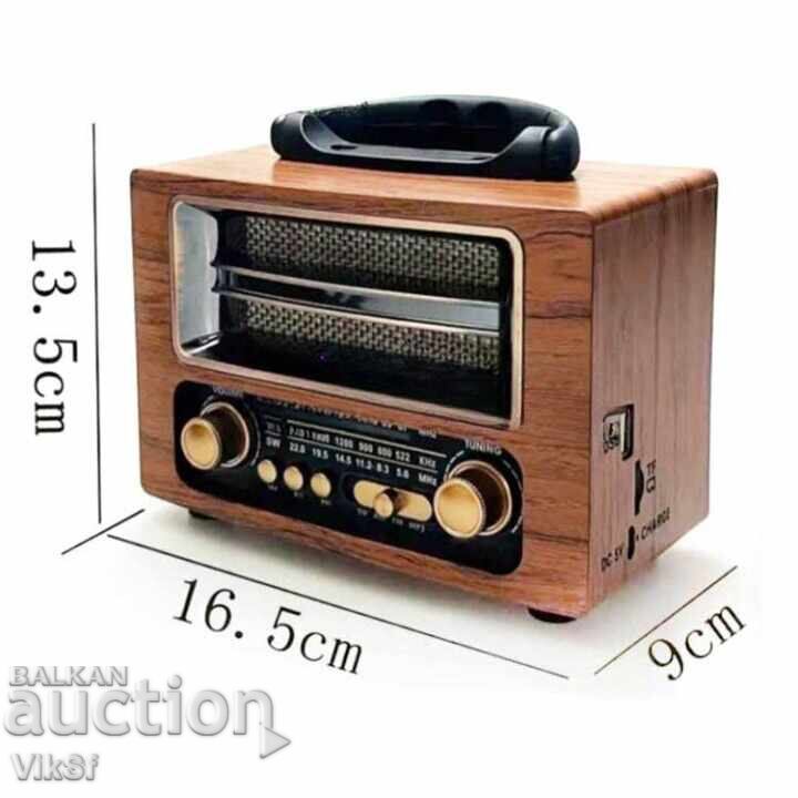 Delivery of Retro radio NNS NS-6637BT - FM, AM and SW+USB and TF Delivery of Retro radio NNS NS-6637BT - FM, AM and SW+USB and TF