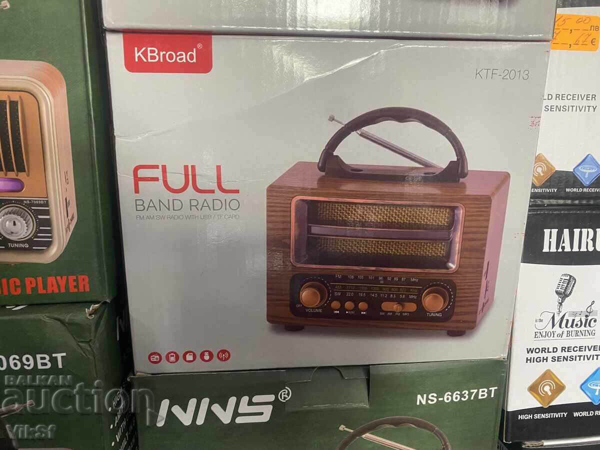 Retro radio NNS NS-6637BT - FM, AM and SW+USB and TF - 5 Retro radio NNS NS-6637BT - FM, AM and SW+USB and TF - 5