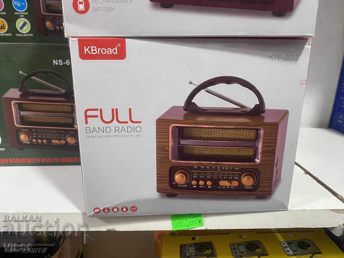 Radio retro NNS NS-6637BT - FM, AM și SW+USB și TF - 5