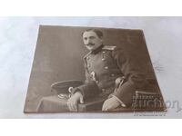 Fotografie Ofițer cu crucea de ofițer pentru curaj Carton