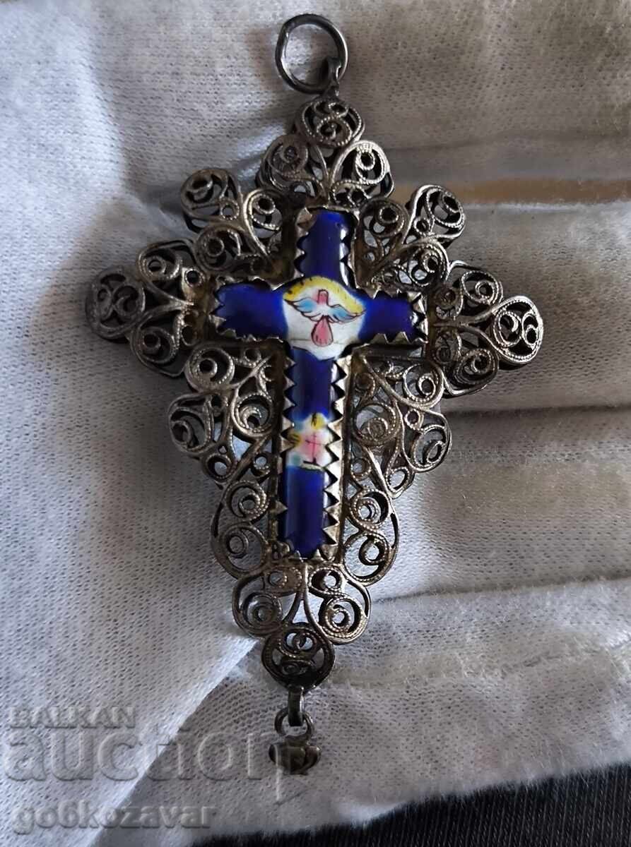 Παράδοση ΑΣΗΜΕΝΟΣ ΕΜΑΓΙΕ ΦΙΛΙΓΚΡΑΝ ΣΤΑΥΡΟΣ, ΜΟΝΑΔΙΚΟΣ! 19ος αιώνας