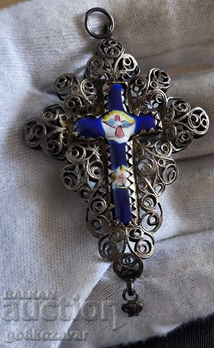 ΑΣΗΜΕΝΟΣ ΕΜΑΓΙΕ ΦΙΛΙΓΚΡΑΝ ΣΤΑΥΡΟΣ, ΜΟΝΑΔΙΚΟΣ! 19ος αιώνας - 5