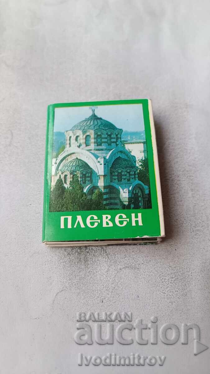 Carnet cu mini-vederi din orașul Plevna 1976